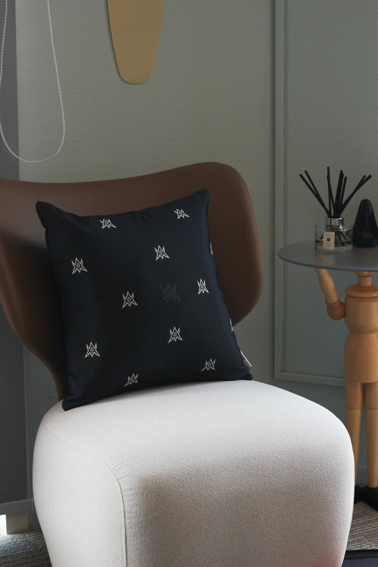 World of Walker Monogram Pillow