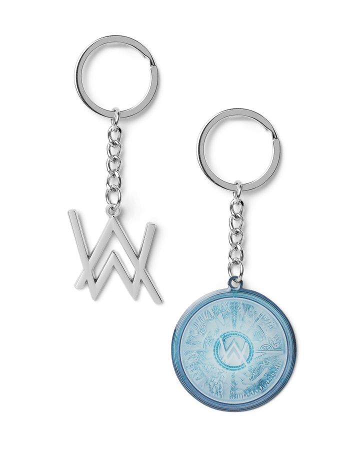 Alan walker 2025 logo keychain