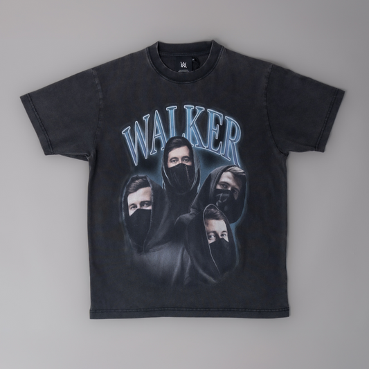 AW Portrait Tee - Washed Black