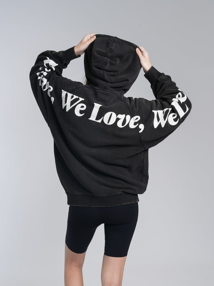AW Lyrics Hoodie - "We Live, We love, We lie"