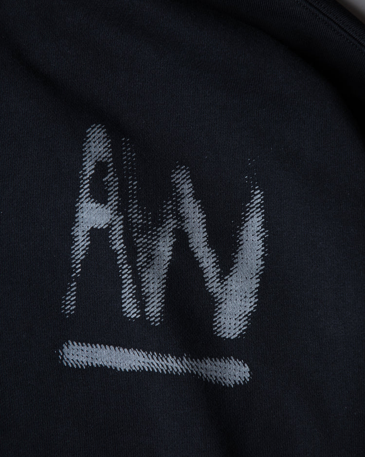 Faded Graffiti Hoodie (Black)