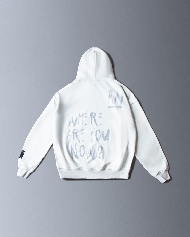Faded Grafitti Hoodie (Off white)