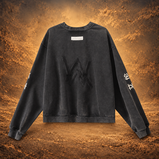 Crew Washed Logo Sweatshirt